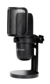 Nextep Micrófono NE-432, Alámbrico, USB