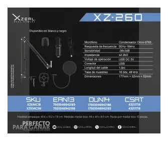 Micrófono Xzeal XZKMC1W
