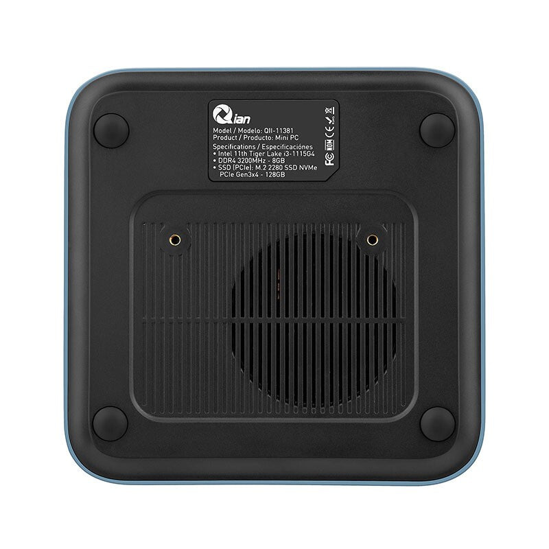 Mini PC Qian QII-11381, Intel Core i3-1115G4, 8GB, 128GB SSD, Windows 11 Prueba