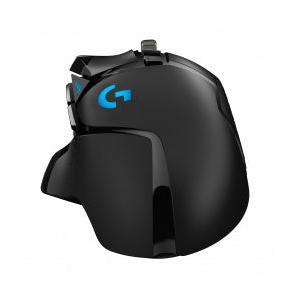 Mouse Gamer Ergonómico Logitech Óptico G502 Hero RGB, Alámbrico, USB, 16.000DPI, Negro