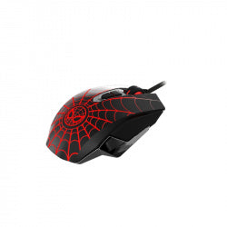 Mouse Gamer Xtech Óptico Marvel Spider-Man, Alámbrico, USB, 2400DPI, Negro/Rojo