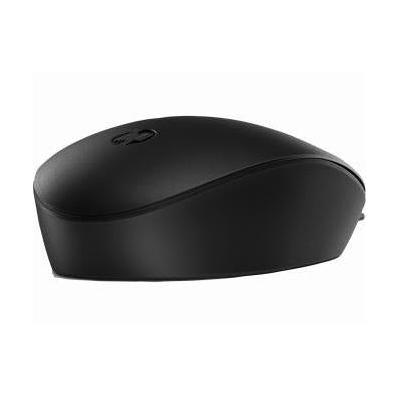 Mouse HP 125, Alámbrico, USB, Negro