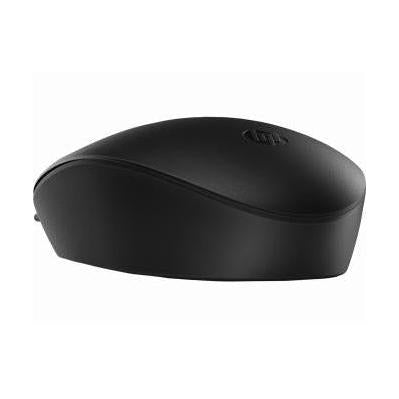 Mouse HP 125, Alámbrico, USB, Negro