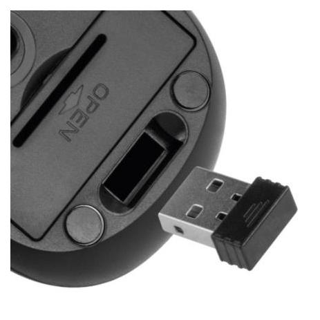 Mouse Klip Xtreme Óptico KMW-340BL, Inalámbrico, USB, 1600DPI, Azul