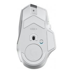 Mouse Gamer Logitech Óptico G502 X Lightspeed, RF Inalámbrico, 25.600DPI, Blanco