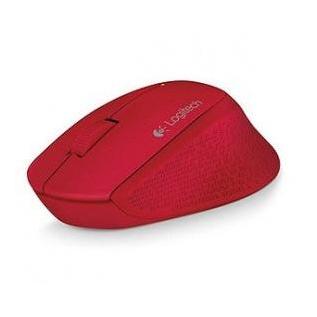 Mouse Logitech Óptico M280, Inalámbrico, 1000DPI, USB, Rojo