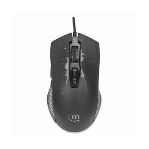 Mouse Manhattan Óptico 190220, USB A, 7200DPI, Negro