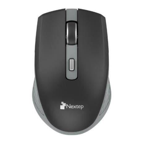 Mouse Nextep Óptico NE-413NG, Inalámbrico, RF, 1600DPI, Negro/Gris