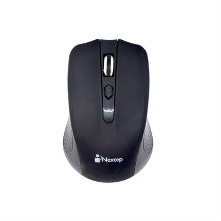 Mouse Nextep Óptico NE-410, Inalámbrico, RF, 1600DPI, Negro