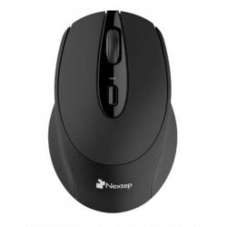 Mouse Nextep Óptico NE-410E, Inalámbrico, RF, 1600DPI, Negro