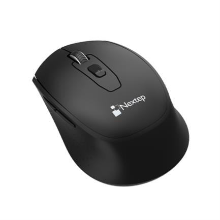Mouse Nextep Óptico NE-410X, Inalámbrico, Bluetooth, 1600DPI, Negro