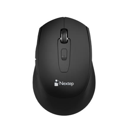 Mouse Nextep Óptico NE-410X, Inalámbrico, Bluetooth, 1600DPI, Negro
