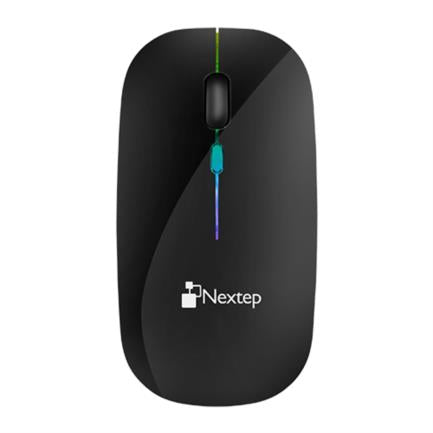 Mouse Nextep Óptico NE-412N, Inalámbrico, RF, 1600DPI, Negro
