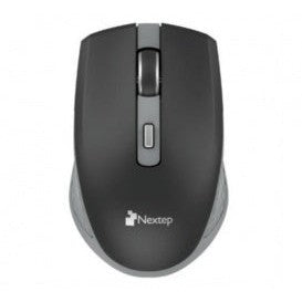Mouse Nextep Óptico NE-413NG, Inalámbrico, RF, 1600DPI, Negro/Gris