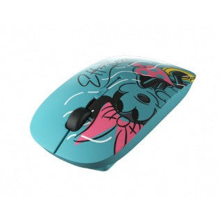 Mouse Xtech Óptico Minnie Mouse XTM-D340MM, Inalámbrico, 1600DPI, Aguamarina