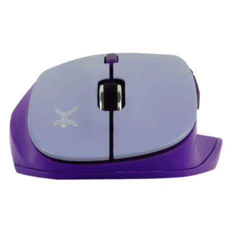 Mouse Ergonómico Perfect Choice Óptico Thumb, RF Inalámbrico, 1600DPI, Morado