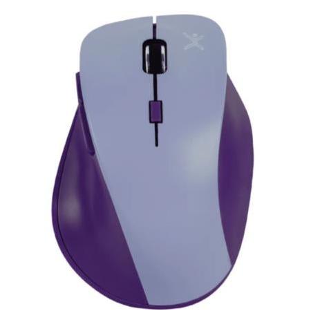 Mouse Ergonómico Perfect Choice Óptico Thumb, RF Inalámbrico, 1600DPI, Morado