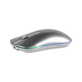 Mouse Vorago Óptico MO-305 Slim, Inalámbrico, USB, 1600DPI, Plata