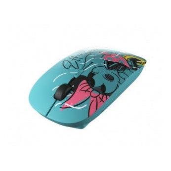 Mouse Xtech Óptico Minnie Mouse XTM-D340MM, Inalámbrico, 1600DPI, Aguamarina