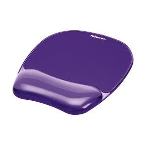 Mousepad Fellowes con Descansa Muñecas de Gel, 20x23cm, Grosor 2cm, Púrpura