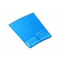 Mousepad Fellowes con Descansa Muñecas, 20x25.4cm, Grosor 2.4cm, Azul