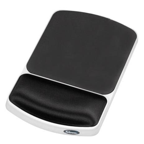 Mousepad Fellowes con Descansa Muñecas, Grafito/Blanco