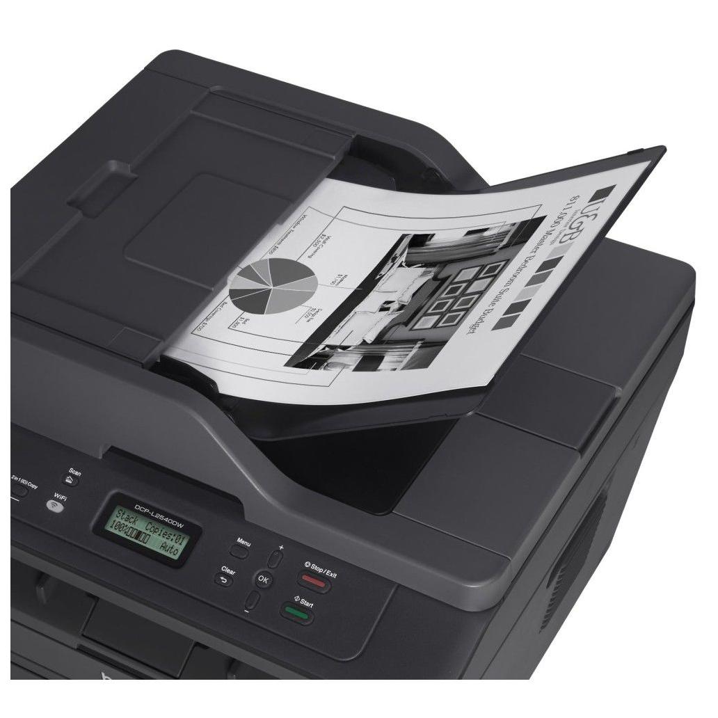 Impresora Multifuncional Brother DCP-L2540DW Monocromatica Laser Inalambrica Duplex
