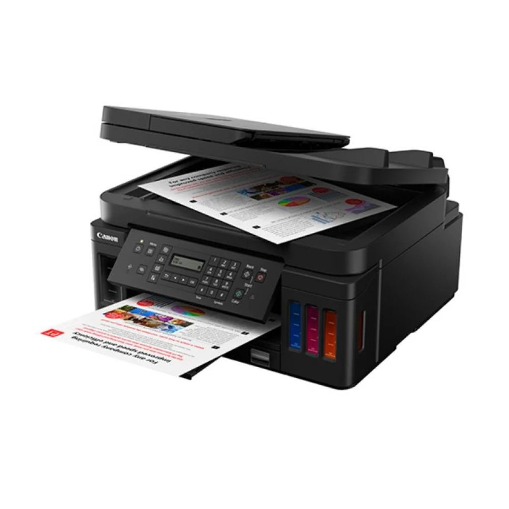 Impresora Multifuncional Canon PIXMA G7010 Impresión a Color/ Conectividad Inalámbrica Duplex Color Negro