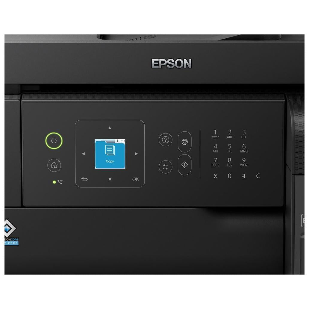 Multifuncional Epson ecotank l5590 impresion a color inyeccion de Tinta termica alambrica 1200x2400 dpi duplex color negro
