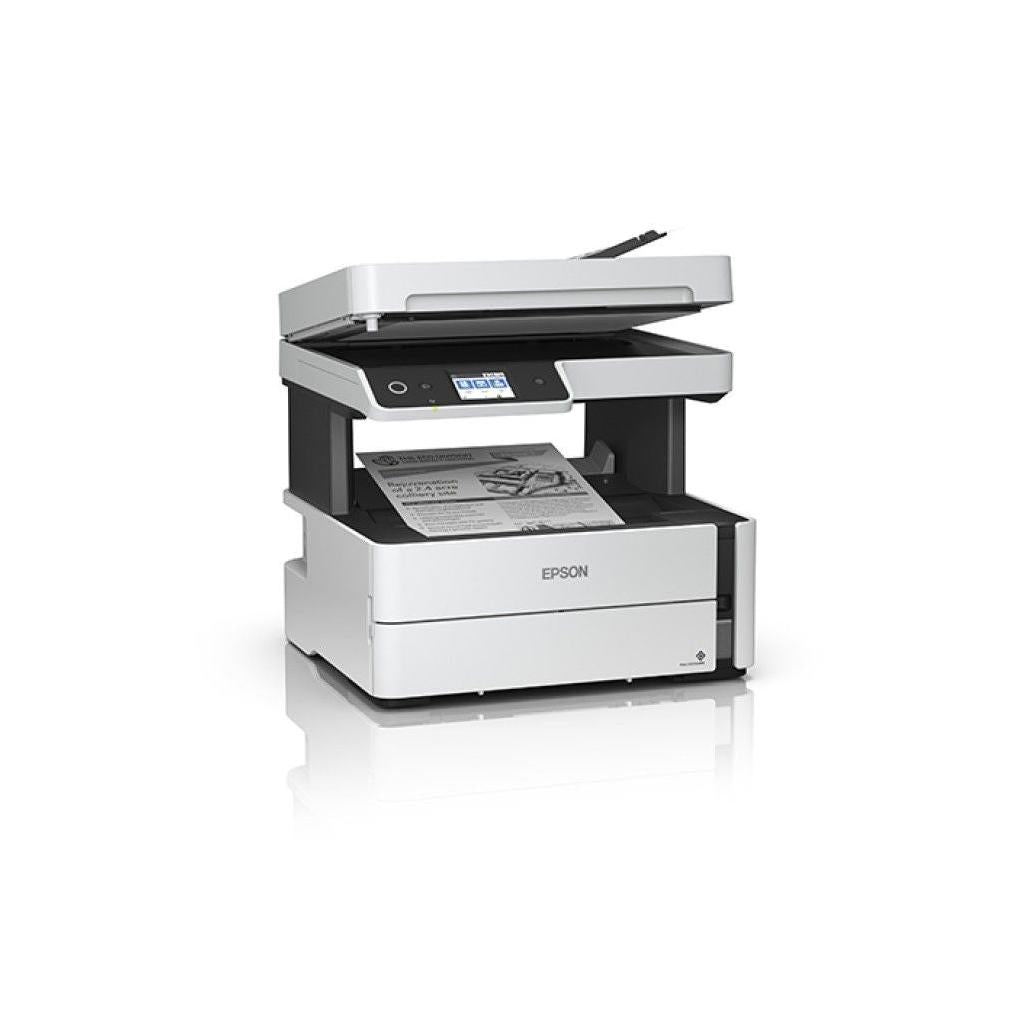 Impresora Multifuncional Epson EcoTank M3170, Blanco y Negro, Inyección, Tanque de Tinta, Inalámbrico, Print/Scan/Copy/Fax