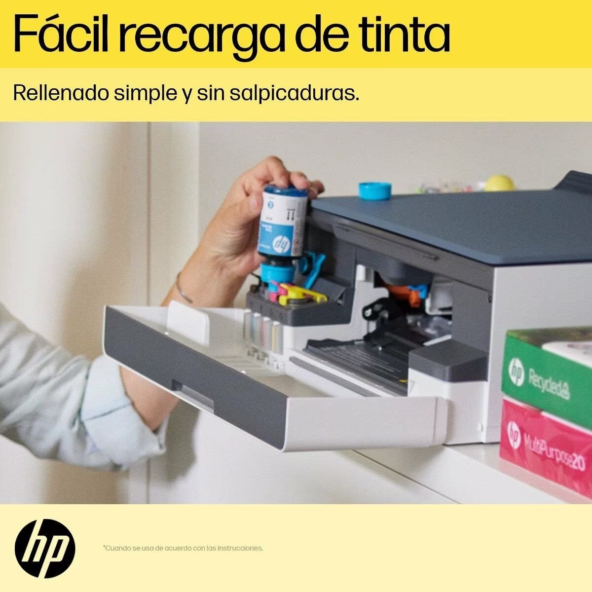 Multifuncional HP Smart Tank 525 Tinta Continua (1F3W3A)