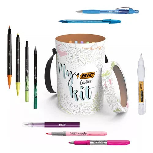 My Kit Creators Bic Plumones Marcadores Portaminas 58 Piezas