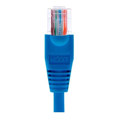 Cable Patch Cat5e UTP RJ-45 Macho - RJ-45 Macho, 90cm, Azul - Nexxt Solutions