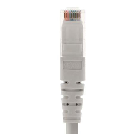 Cable Patch Cat6 RJ-45 Macho - RJ-45 Macho, 3 Metros, Gris-Nexxt Solutions