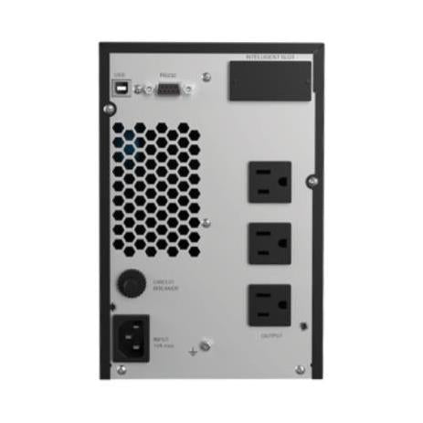 UPS Doble Conversión en Línea Forza FDC-1000T con Capacidad de 1000VA/900W 3 Salidas Onda Senoidal Pura Torre 120V Negro