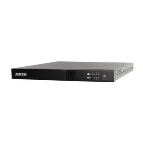 UPS Doble Conversión en Línea Forza FDC-1001RUL con Capacidad de 1000VA/800W Onda Senoidal Pura 3 Salidas 120V Negro