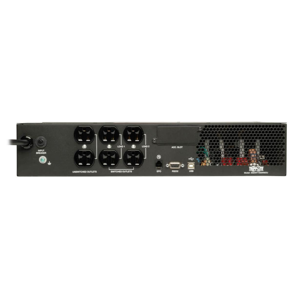 No Break Tripp Lite by Eaton SmartPro 1000RM2U UPS, 800W, 1000VA, Entrada 120V, Salida 120V, 6 Contactos