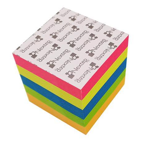 Notas Adhesivas Nextep 2x2 Neon 5 Bloques 500 Hojas
