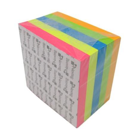 Notas Adhesivas Nextep 3x3 Neón 5 Bloques 500 Hojas