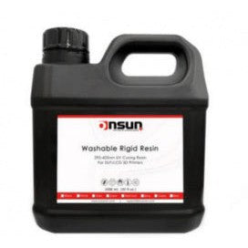 Onsun 3D Resina para Impresora 3D ON-WWRS30261SN, Rígida Lavable, 1 Litro, Beige