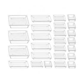 Nextep Organizadores para Cajón NE-625, Transparente, 25 Piezas