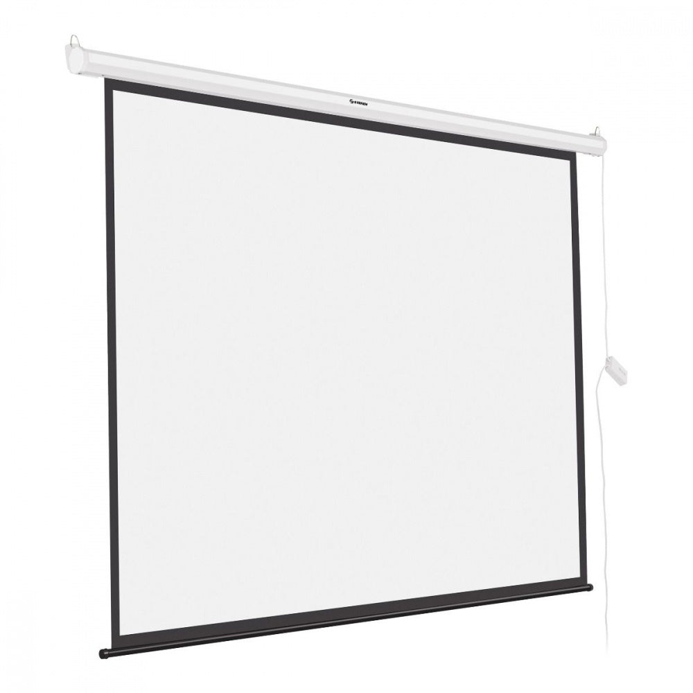 Pantalla de Proyección Steren PRO-020 (100") 4:3  Control Alámbrico Blanco