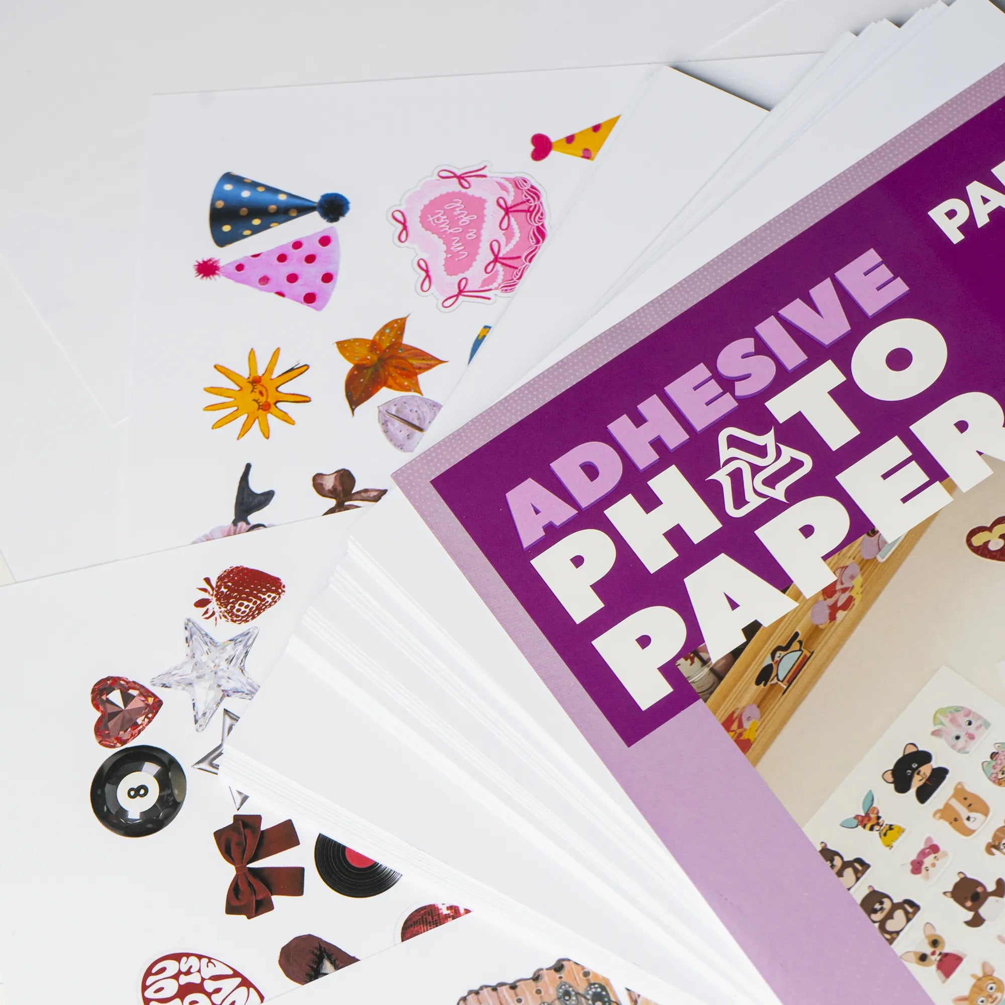 Papel Fotográfico Adhesivo Papira A4 Glossy 150 G 50 Hojas