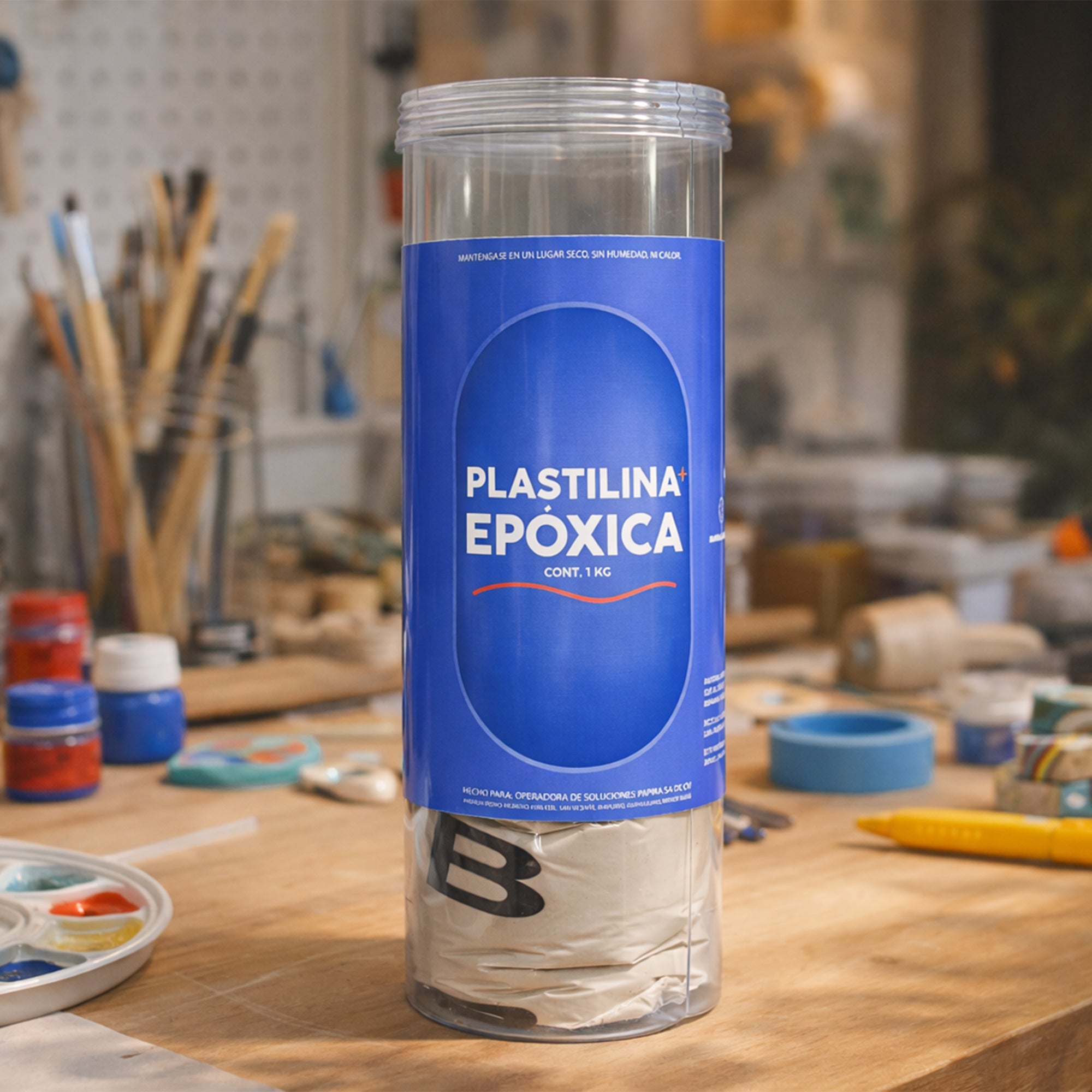 Plastilina Epóxica Papira Para Modelado Artesanías 1 Kilo