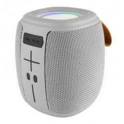 Perfect Choice Bocina Novel Drum, Bluetooth, Inalámbrico, 100W PMPO, Gris - Resistente al agua