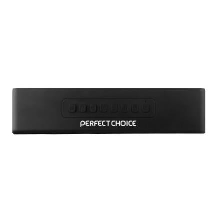 Perfect Choice Bocina Portátil Shine Beat, Bluetooth, Inalámbrico, USB-C, Negro