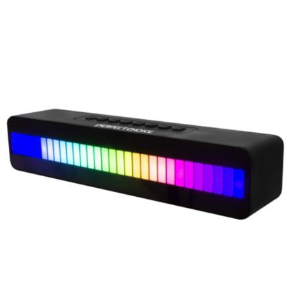 Perfect Choice Bocina Portátil Shine Beat, Bluetooth, Inalámbrico, USB-C, Negro