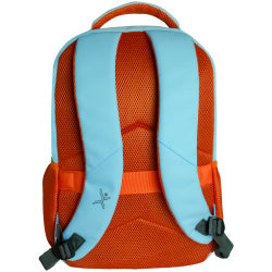 Perfect Choice Mochila de Poliéster Fearless para Laptop 15.6", Azul/Naranja