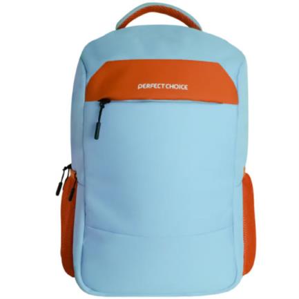 Perfect Choice Mochila de Poliéster Fearless para Laptop 15.6", Azul/Naranja