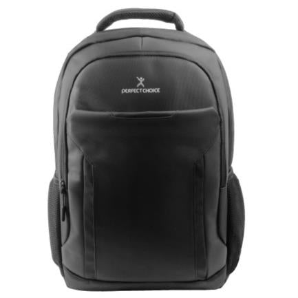 Perfect Choice Mochila de Poliéster Folk para Laptop 15.6", Negro